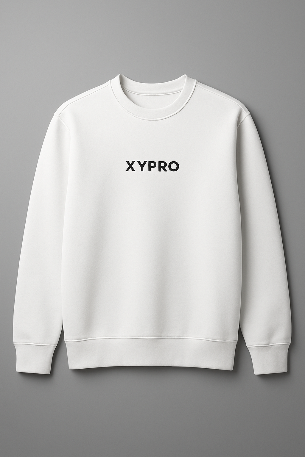 Xypro Crew neck white jumper